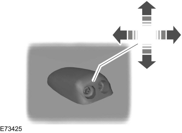 Regolazione degli ugelli del sistema lavaparabrezza