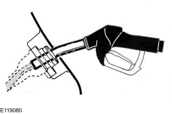 Bocchettone di rifornimento carburante / imbuto per benzina