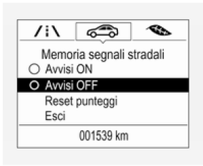 Dispositivo di assistenza segnaletica stradale 