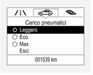 Sistema di monitoraggio pressione pneumatici 