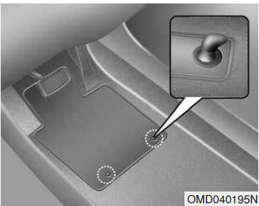 Ancoraggi(o) dei tappetini